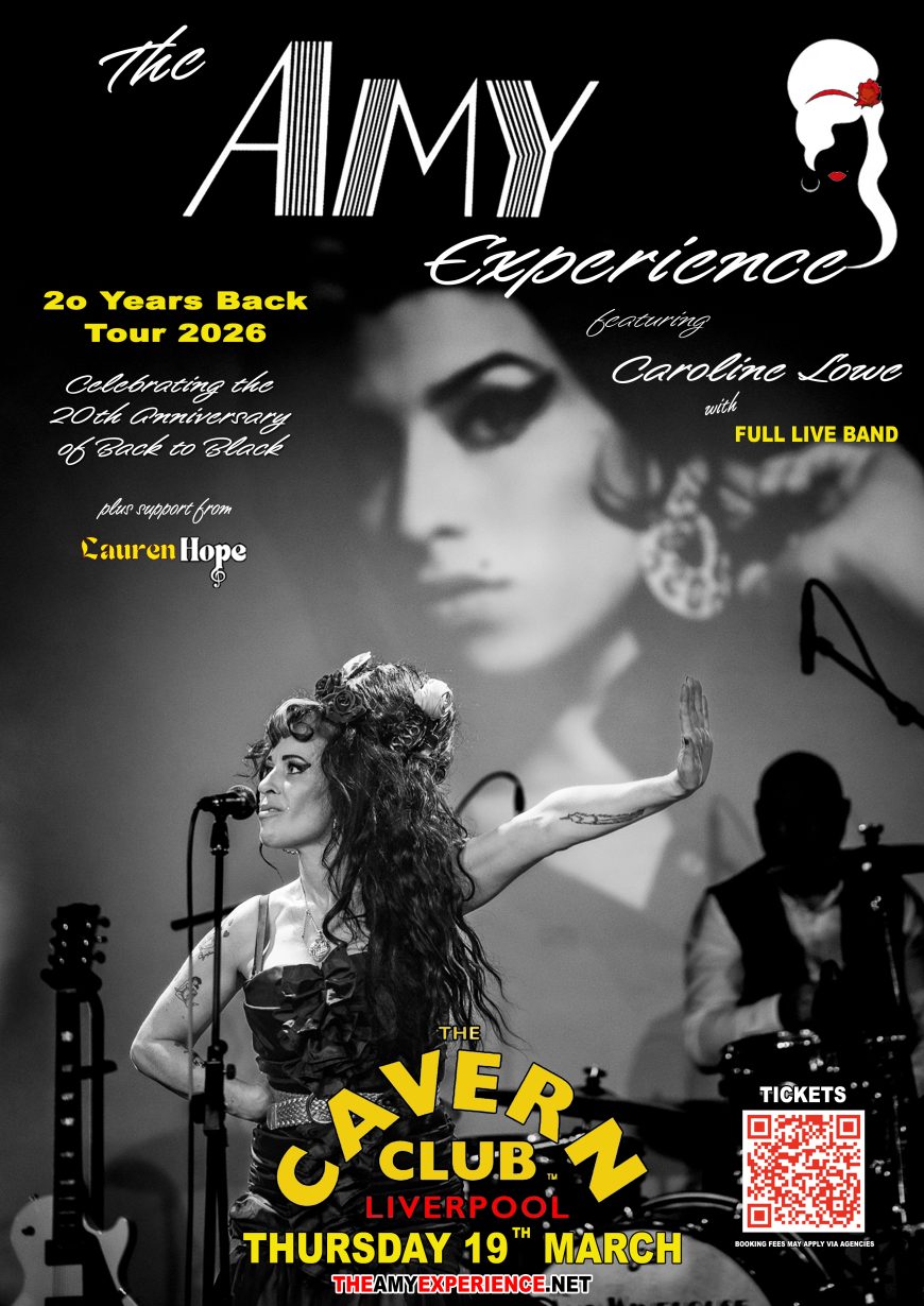 The Amy Experience performing live Amy Winehouse tribute at The Cavern Club Liverpool 2026